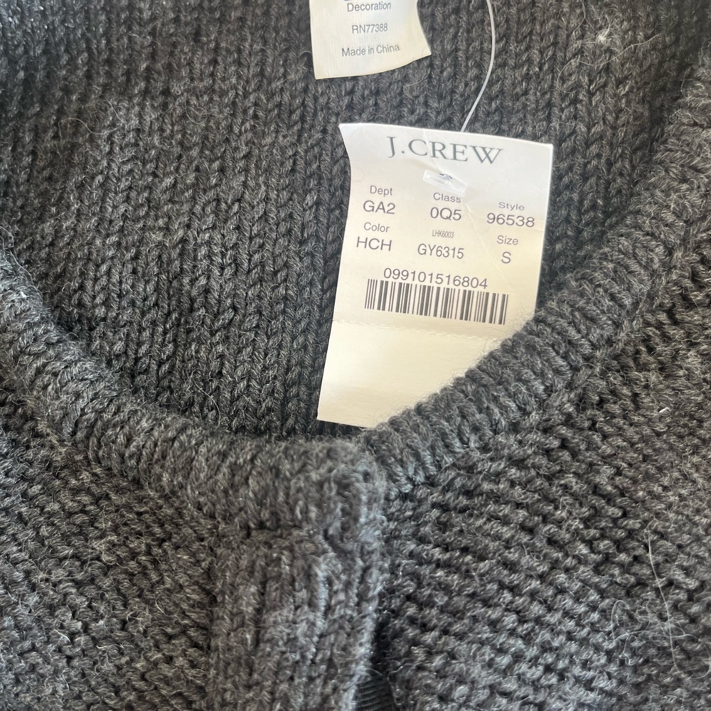 Nwt J crew lady  sweater jacket size small